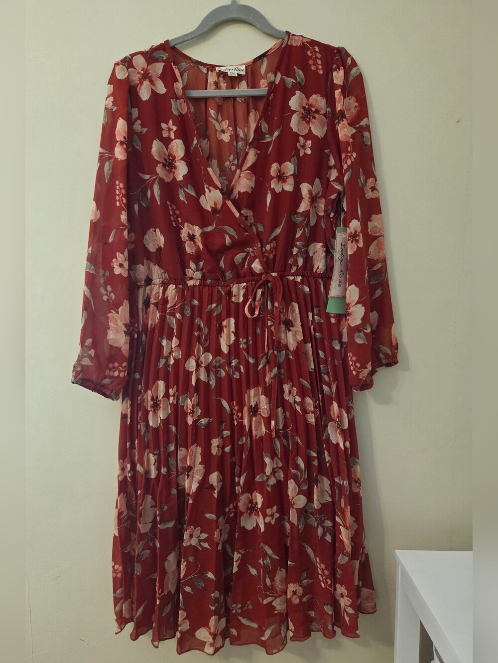 Floral Pleated Dress
